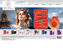 Tablet Screenshot of bellebouquetfragrance.com
